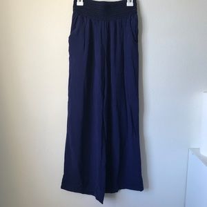 Joe B Navy Blue Wide Leg Pants